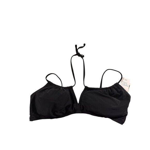 Time And Tru Womens Solid Keyhole Plus Top With Adjustable Straps & Back Closure - Picture 1 of 9
